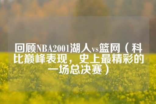 回顾NBA2001湖人vs篮网（科比巅峰表现，史上最精彩的一场总决赛）